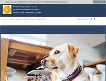 Tablet Screenshot of bristowveterinaryhospital.com
